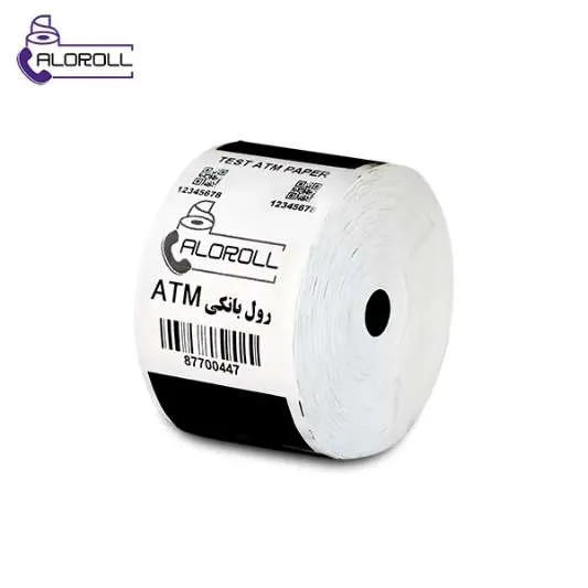 رول دستگاه خودپرداز بانکی(ATM)ان سی آر NCR چاپ مشکی