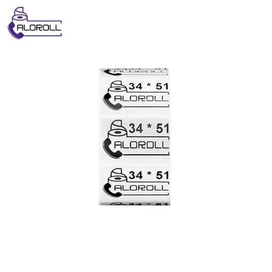 لیبل کاغذی ۱ ردیف ۵۱*۳۴