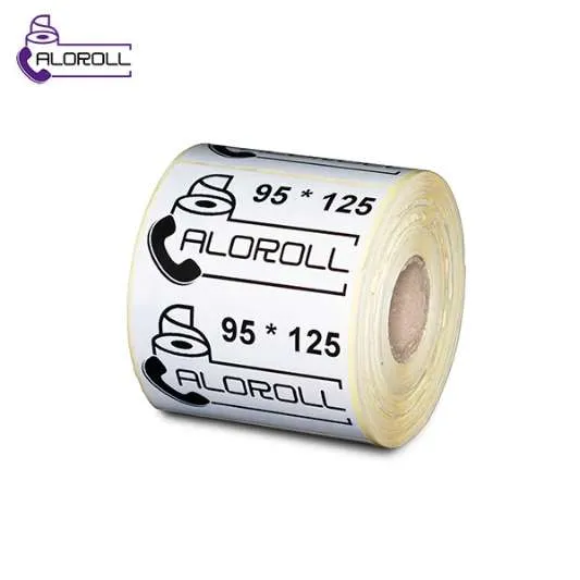 لیبل کاغذی ۱ ردیف ۱۲۵*۹۵