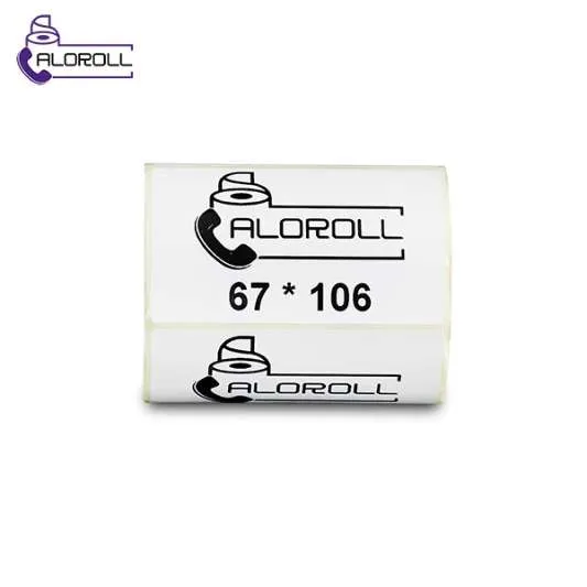 لیبل کاغذی ۱ ردیف ۱۰۶*۶۷