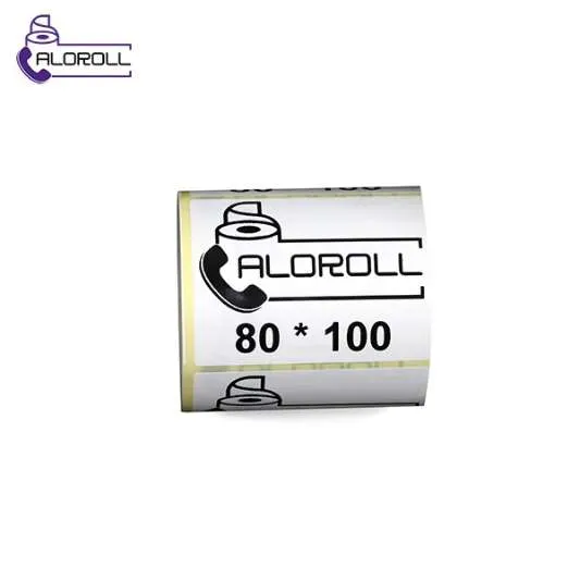 لیبل کاغذی ۱ ردیف ۱۰۰*۸۰