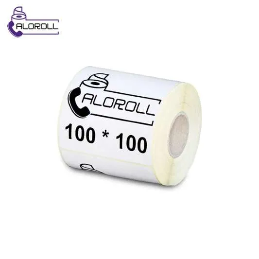 لیبل کاغذی ۱ ردیف ۱۰۰*۱۰۰