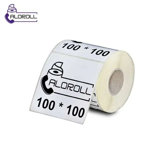 لیبل کاغذی ۱ ردیف ۱۰۰*۱۰۰