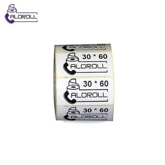 لیبل برچسب کاغذی ۱ ردیف ۶۰*۳۰