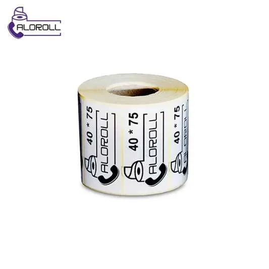 لیبل پی وی سی ۱ ردیف ۷۵*۴۰