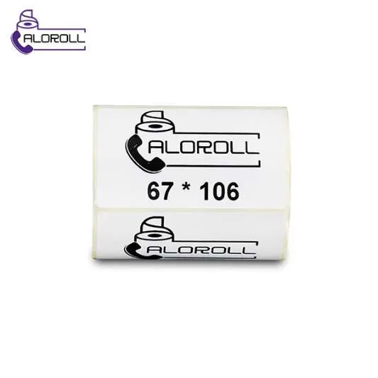 لیبل متال ۱ ردیف ۱۰۶*۶۷