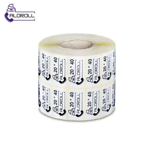 لیبل کاغذی ۲ ردیف ۴۰*۲۰