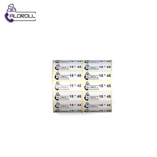 لیبل کاغذی ۲ ردیف ۴۵*۱۵