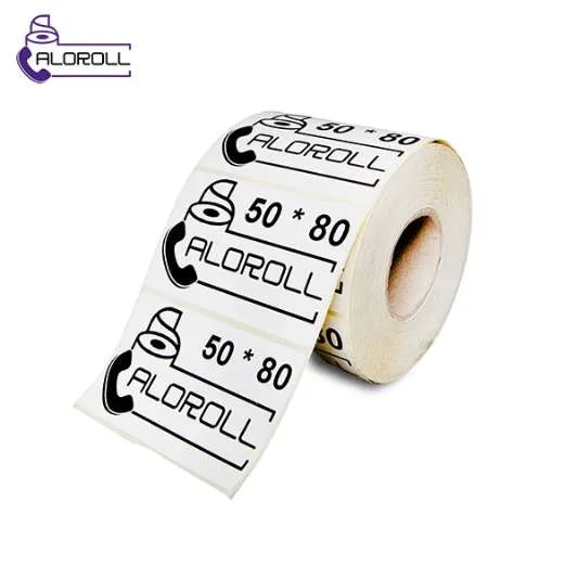 لیبل کاغذی ۱ ردیف ۸۰*۵۰