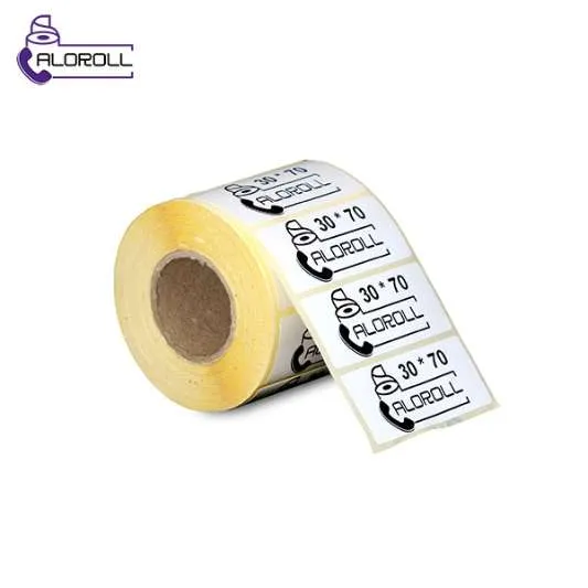 لیبل کاغذی تک ردیف ۷۰*۳۰