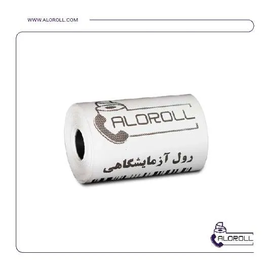 رول دستگاه آزمایشگاهی حرارتی عرض ۵۴ میلیمتر چاپ مشکی