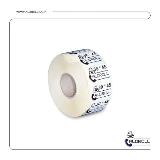 لیبل pvc تک ردیف ۴۵*۳۰
