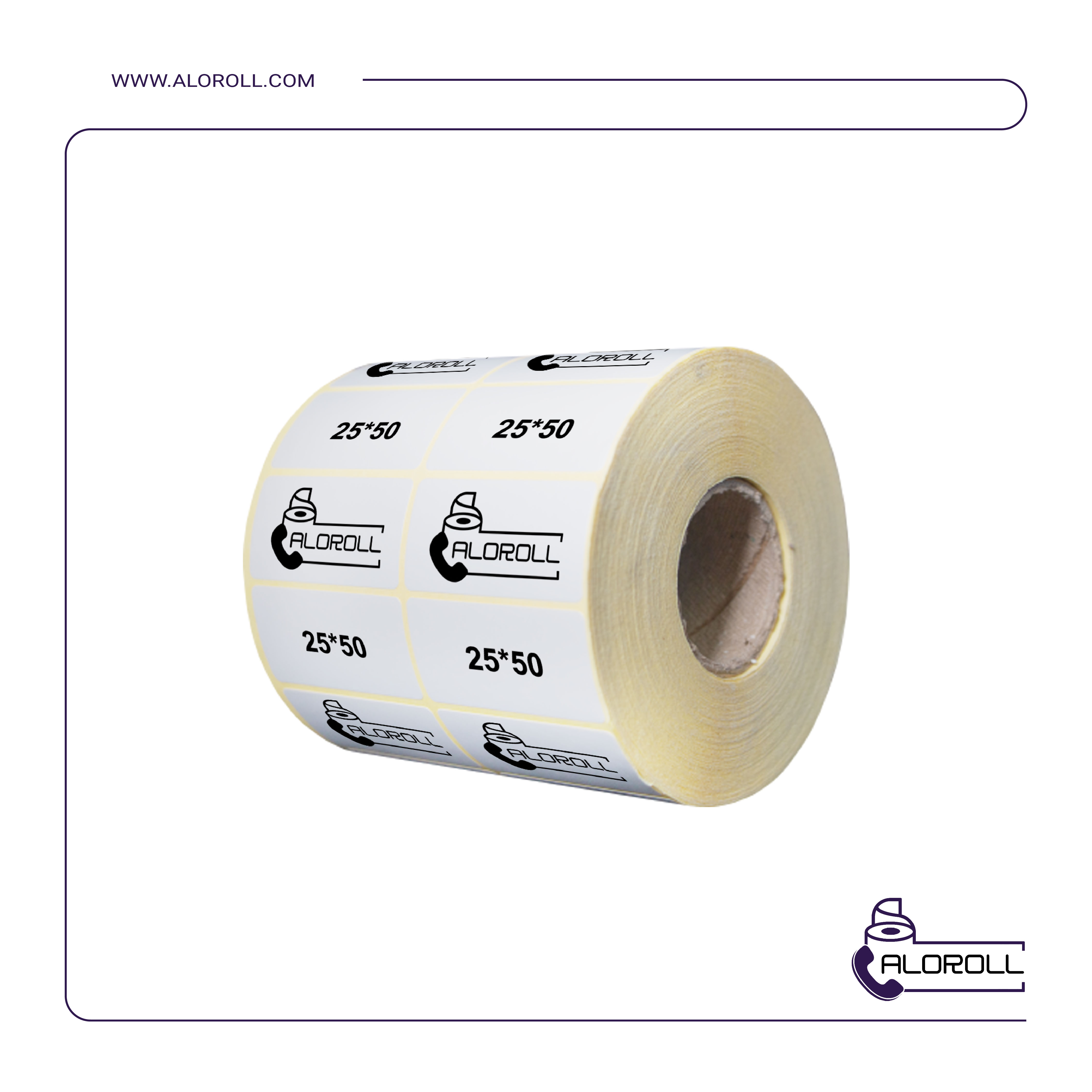 لیبل pvc دو ردیف 50*25