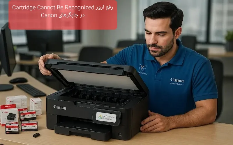 رفع ارور Cartridge Cannot Be Recognized در چاپگرهای Canon
