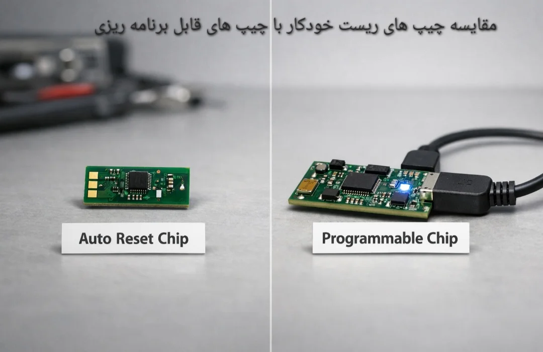 مقایسه چیپ های ریست خودکار با چیپ های قابل برنامه‌ ریزی