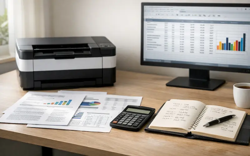 محاسبه واقعی هزینه چاپ هر صفحه با کارتریج‌های سازگار