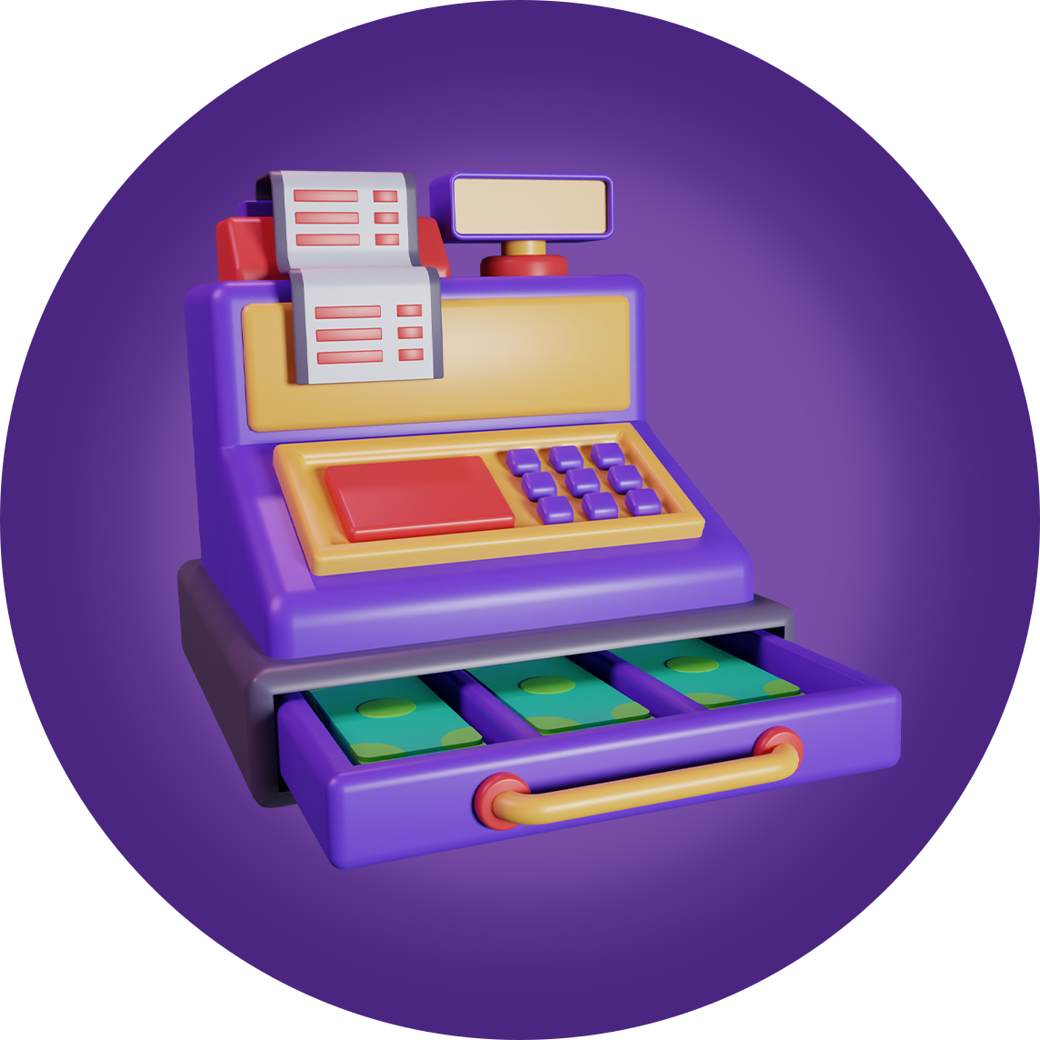 رول صندوق فروشگاهی